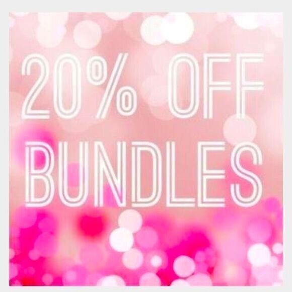 Other - 20% OFF will be applied when you bundle 2 or more items in my closet 😁